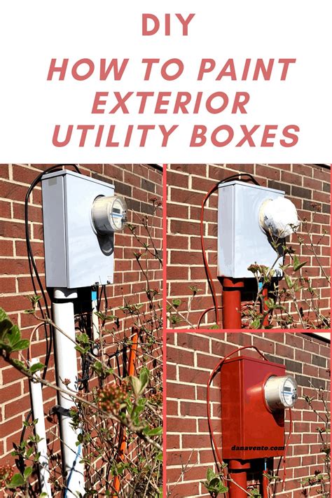 painting outdoor junction box|painting utility boxes in yard.